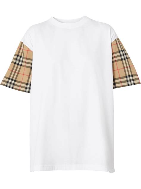 burberry tshirt mit chinesisch|Check Label Cotton T.